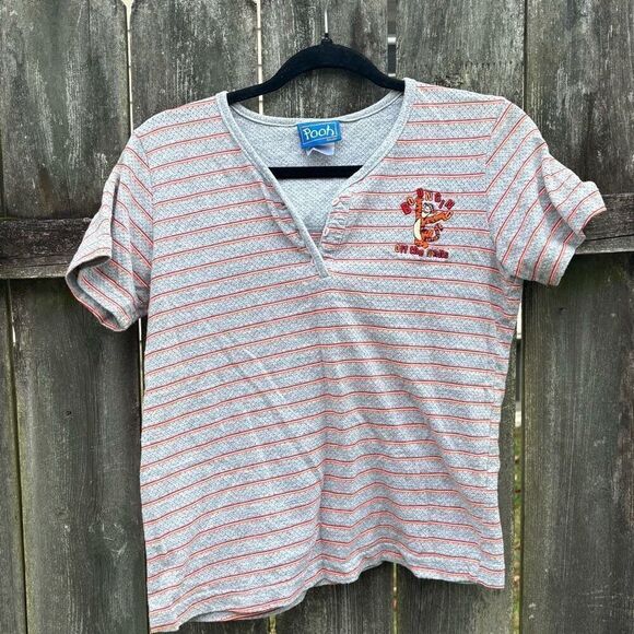 Vintage 90’s Pooh Tigger Cropped T-Shirt Small - Picture 1 of 5